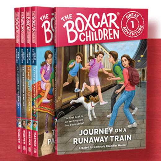 【送音频】英文原版绘本 The Boxcar Children 20-Book Set 75周年纪念版《棚车少年》全20册 儿童启蒙阅读章节桥梁读物 笑对挫折的探险故事 商品图4