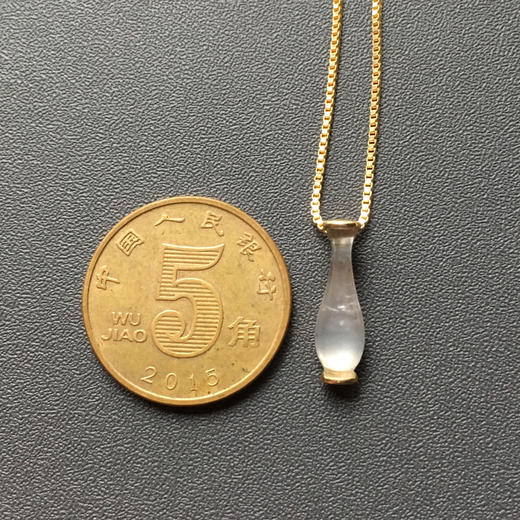 高冰种翡翠宝瓶4号18k黄金镶嵌 商品图3