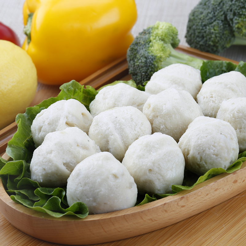 【野生海鱼丸】每包500克，潮汕传统捶打工艺_弹 脆 香 100%纯海鱼肉制成，不加任何添加剂！