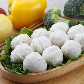 【野生海鱼丸】每包500克，潮汕传统捶打工艺_弹 脆 香 100%纯海鱼肉制成，不加任何添加剂！