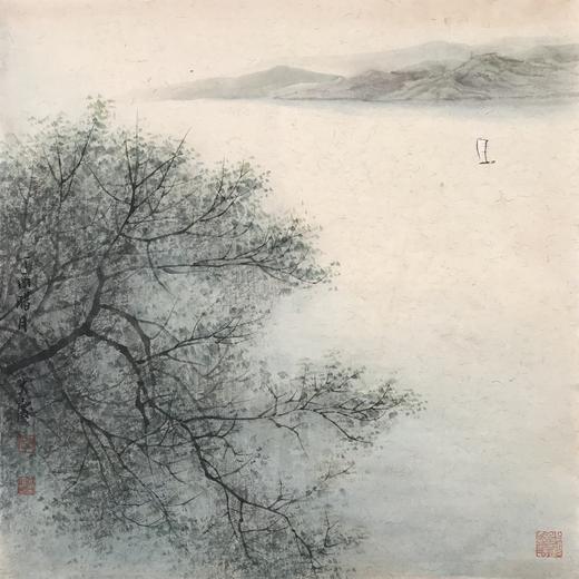 任大庆-真迹-山水画《一帆风顺》 客厅 玄关  餐厅 卧室 商品图1