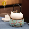 【莺歌烧旗舰店】粉彩浅蓝梅竹先春 电陶炉 商品缩略图1