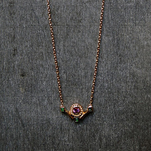 北京仓｜Les Merveilleuses-LEA Petit 天然粉色碧玺 项链［法国设计师］ 商品图1