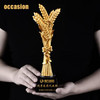 盛典 丰收麦穗优秀员工奖杯纪念品奖牌定做比赛冠军创意水晶定做 商品缩略图3