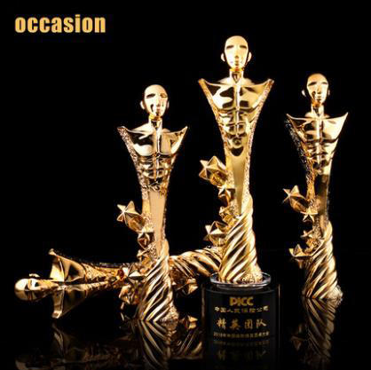 盛典 定制奥斯卡小金人奖杯 冠军比赛奖品优秀员工纪念品定做制作 商品图2