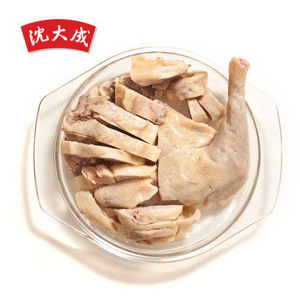 上海中华老字号沈大成上海竹林鸡盐水草鸡 卤味食品肉类熟食 商品图2