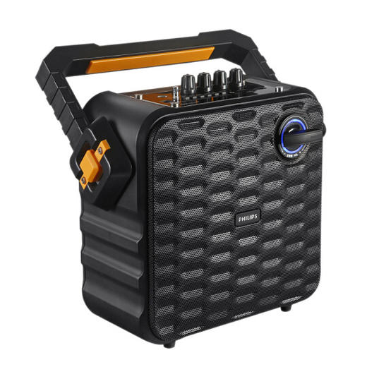 飞利浦（PHILIPS）SD60 户外广场舞拉杆音响   便携播放器  带无线话筒K歌家用   舞台演出  大功率重低音 商品图1