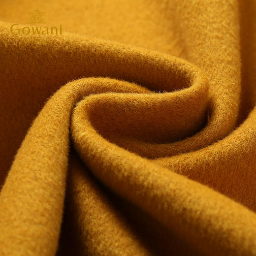 乔万尼冬季毛呢外套中长款韩版纯色羊毛大衣修身双面尼大衣E144A807 商品图3