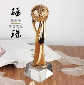 树脂水晶琉璃奖杯奖牌 定做奖牌水晶奖牌奖杯定制创意