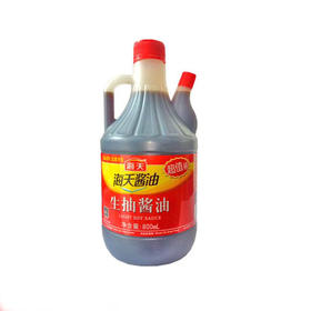 海天生抽酱油超值装800ml