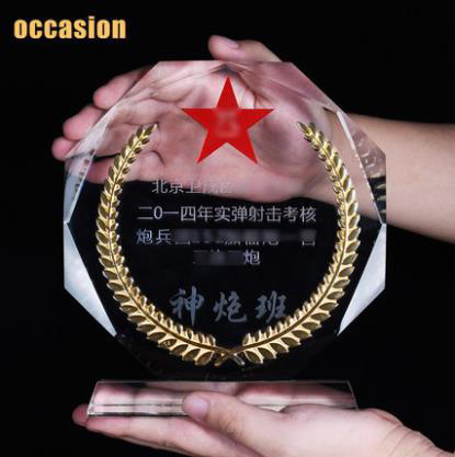 退伍军人纪念品定制个性创意送老兵小礼品定做优秀士兵荣誉牌制作 商品图4