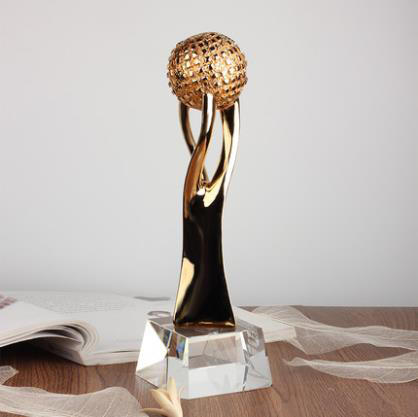 树脂水晶琉璃奖杯奖牌 定做奖牌水晶奖牌奖杯定制创意 商品图4