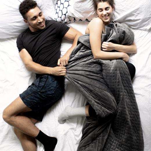 【美国Kickstarter大众创筹爆品 出新色】Gravity-weight blanket重力毯 减压毯 易入眠毯 睡眠黑科技 商品图0