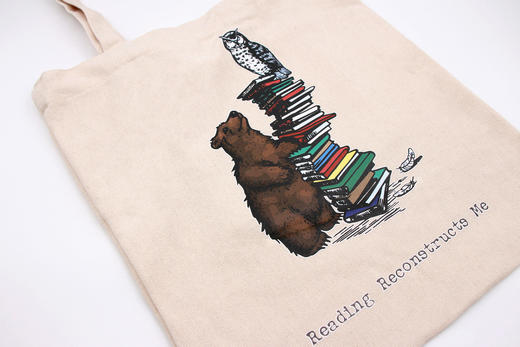 【帆布袋】“读书毁了我”主题帆布袋 商品图2