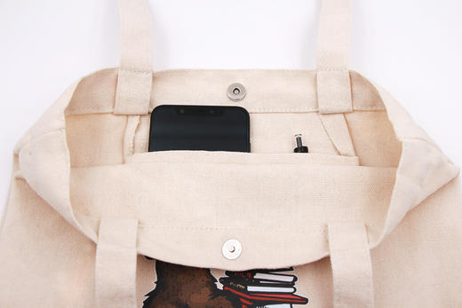 【帆布袋】“读书毁了我”主题帆布袋 商品图4