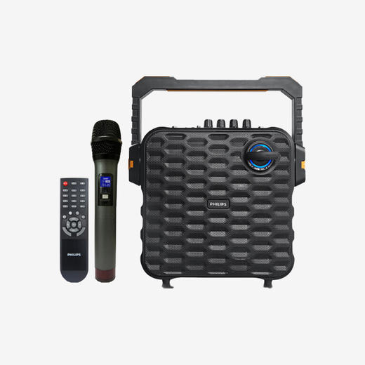 飞利浦（PHILIPS）SD60 户外广场舞拉杆音响   便携播放器  带无线话筒K歌家用   舞台演出  大功率重低音 商品图0