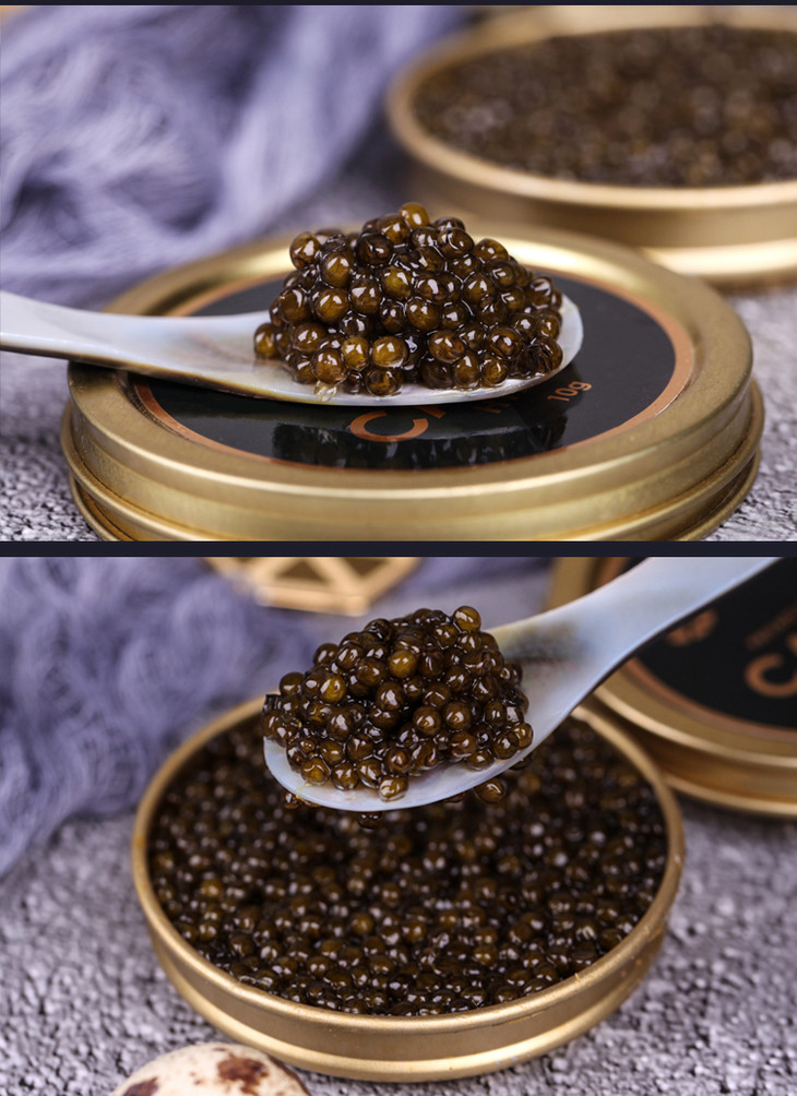 海博瑞正宗鲟鱼鱼子酱寿司即食10g鱼籽酱