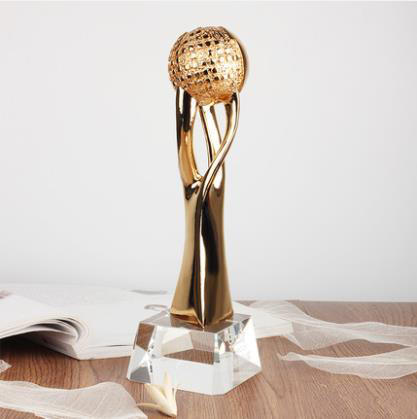 树脂水晶琉璃奖杯奖牌 定做奖牌水晶奖牌奖杯定制创意 商品图2