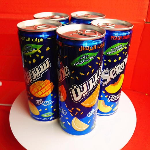 约旦serene雪露果汁果肉果粒饮料240ml