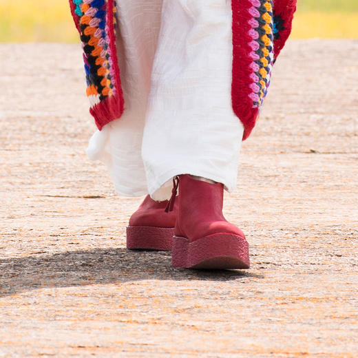 荒岛磨砂牛皮短靴 商品图0