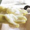 自带洗碗刷的魔术硅胶多功能手套  不发霉不发臭 通过FDA认证 一冲就净 不沾油耐高温 商品缩略图6