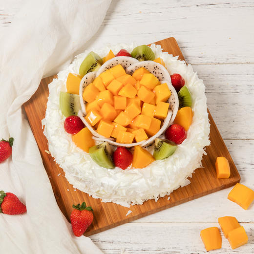 纯情蜜语蛋糕 免费送货上门 商品图1