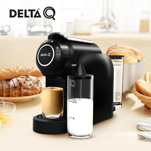 DELTA Q/岱塔珂 MILKQOOL意式经典 小型办公家用全自动胶囊咖啡机 商品图3