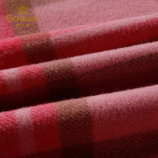 乔万尼格纹双面呢子大衣中长款E154A203 商品图4