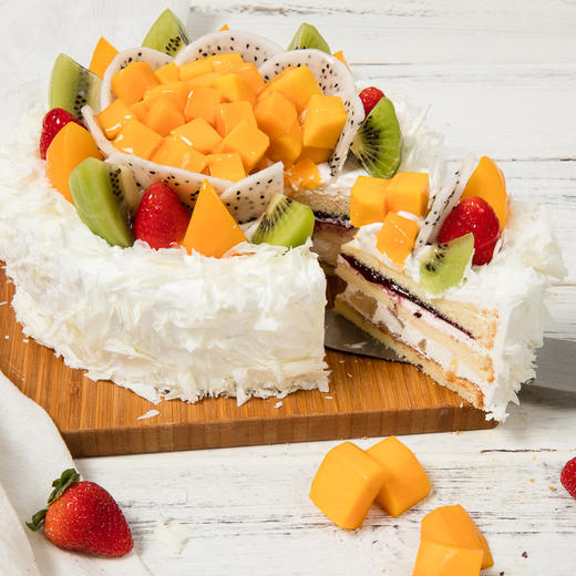 纯情蜜语蛋糕 免费送货上门 商品图2