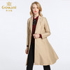 【两色可选】乔万尼外套女春季 新款通勤干练西装领修身高腰风衣女中长款厚EB3A245 商品缩略图8