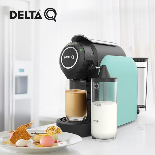 DELTA Q/岱塔珂 MILKQOOL意式经典 小型办公家用全自动胶囊咖啡机 商品图2