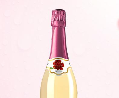 (意大利)玫瑰人生甜型起泡葡萄酒750ml/瓶(进口酒) romanzo vino