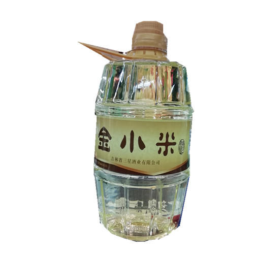 【百汇到家】松沐裸装金小米白酒40%4L   白酒 商品图1