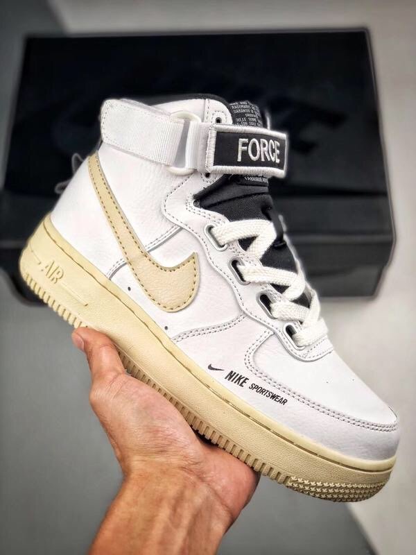 女款鞋 耐克 空军一号 airforce 1 sportswear high 魔术贴高帮板鞋