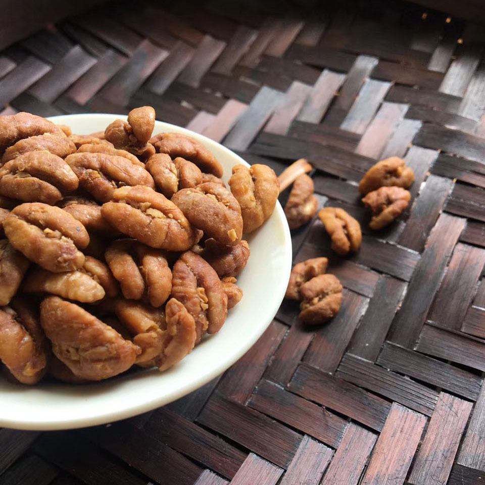 杭州人吃的零食临安手剥山核桃 山核桃仁原味椒盐奶油可选