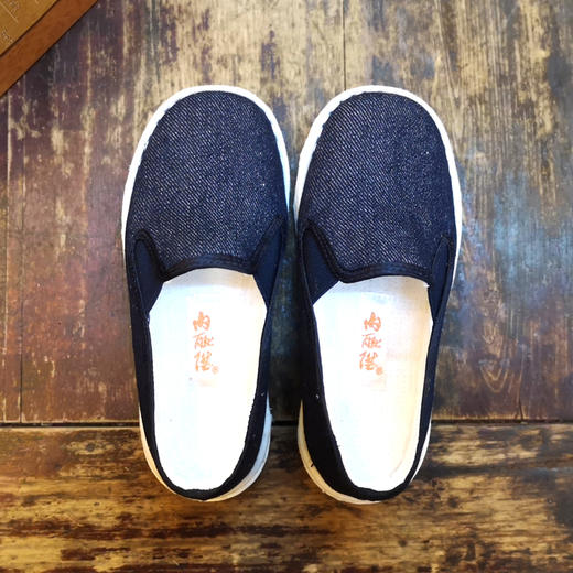 内联升童鞋手工单鞋千层底牛仔巾舌边5265C 商品图4