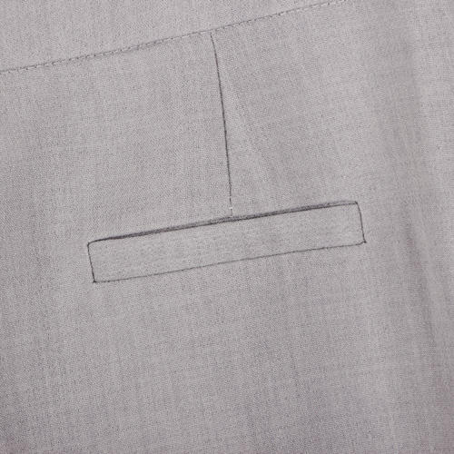 L码浅烟灰色COTTIA1秋冬休闲裤时尚面料舒适阔腿女裤B96 商品图1