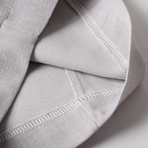 L码浅烟灰色COTTIA1秋冬休闲裤时尚面料舒适阔腿女裤B96 商品图3