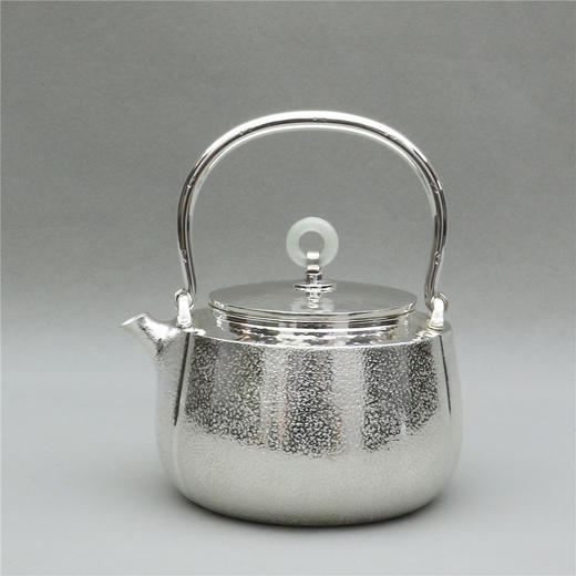 《雅集精品》银制翠环钮短流提梁壶（定） 商品图0