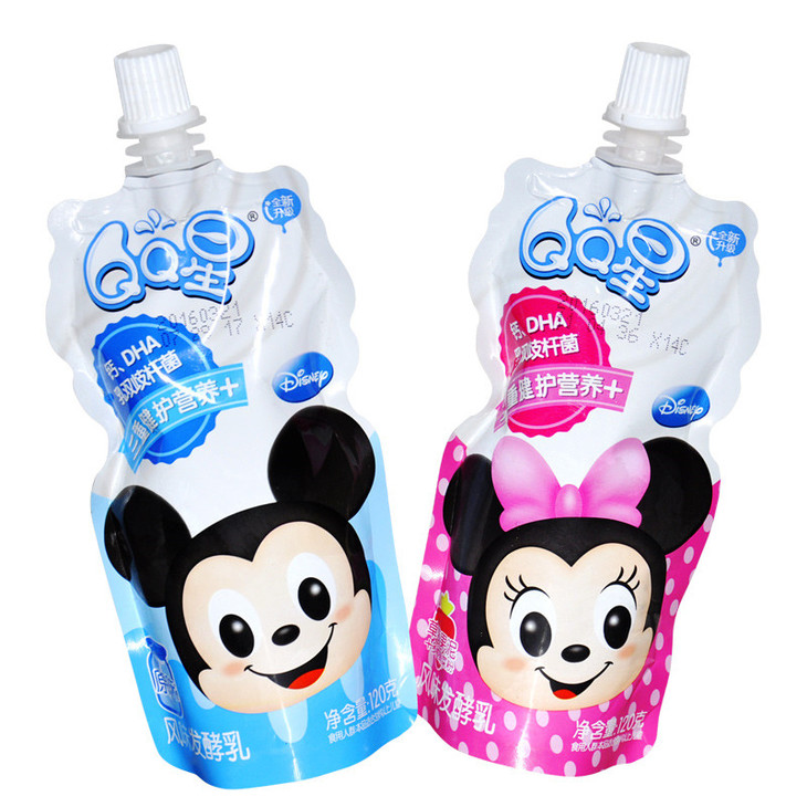 伊利qq星儿童袋装酸奶120g