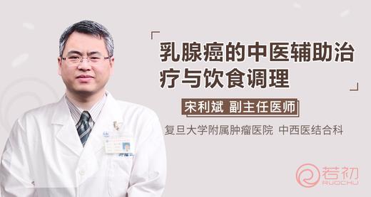 宋利斌教授：乳腺癌的中医辅助治疗与饮食调理 商品图0