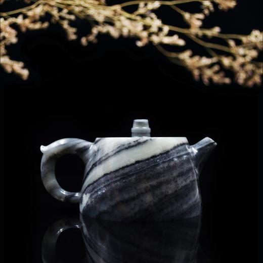 和田玉（青花）玉壶--汉铎壶（宋鸣放6627）158.12g 商品图2