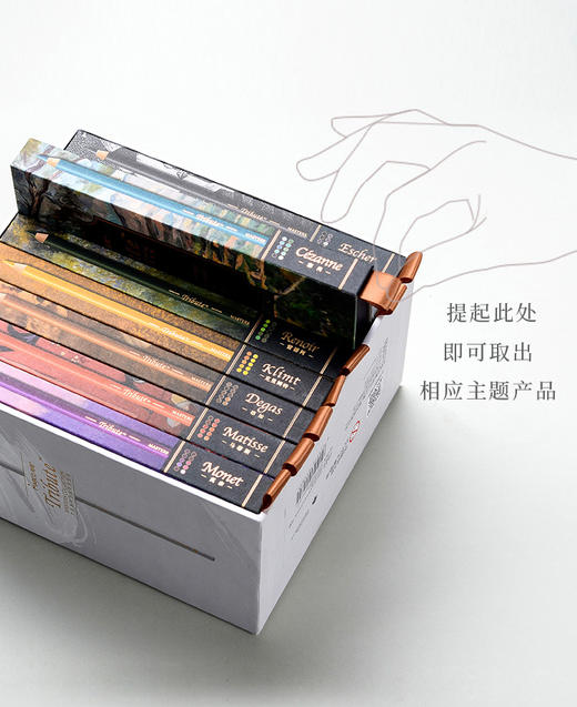 Marco马可美术设计专业雷诺阿大师系列80色送礼佳品彩色铅笔包邮 商品图3
