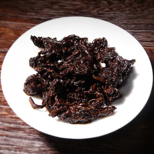 吉顺号普洱熟茶 2015年老茶头精制茶砖 头彩熟茶250克/砖 商品图7