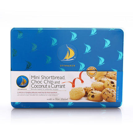 【送面子】新西兰进口品尼加迷你曲奇饼干816g  三种口味 一盒尝尽 商品图1