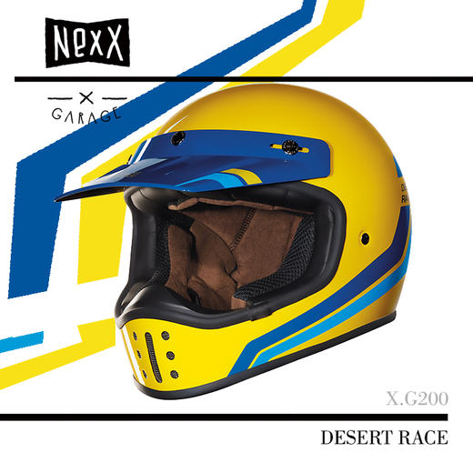 葡萄牙X NEXX X.G200 Desert Race 荒原 碳纤维复古越野头盔 商品图4