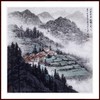 黄戈 金姝延 -真迹-山水画《层林叠峰，佳境人间》 办公室  书房  客厅 商品缩略图1