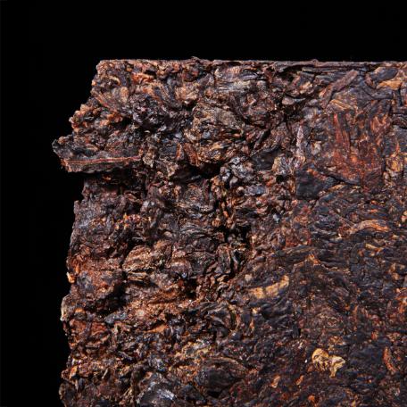 吉顺号普洱熟茶 2015年老茶头精制茶砖 头彩熟茶250克/砖 商品图4