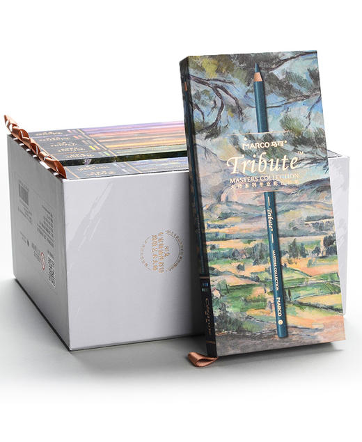 Marco马可美术设计专业雷诺阿大师系列80色送礼佳品彩色铅笔包邮 商品图2
