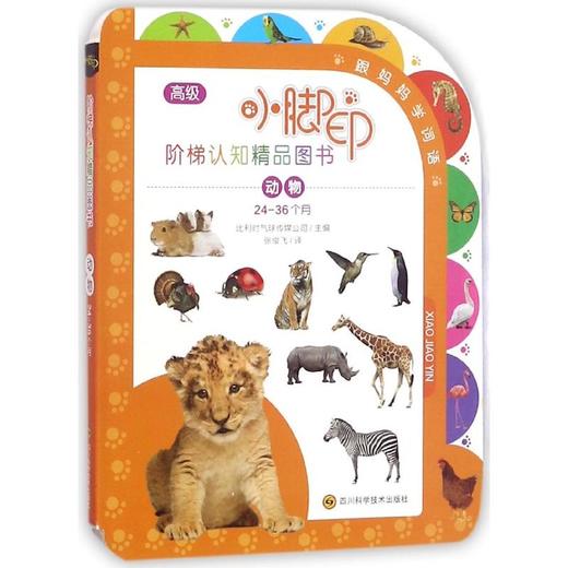 动物(24-36个月)/小脚印阶梯认知精品图书 商品图0